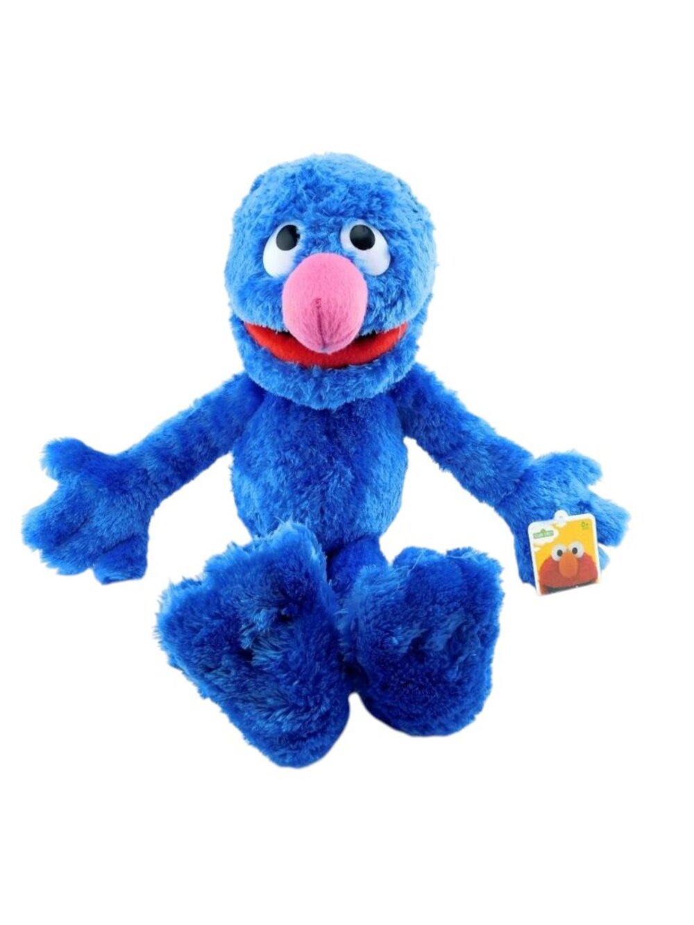 New Large GROVER Plush Sesame Street Character From Sesame Place 16" Blue NWT
